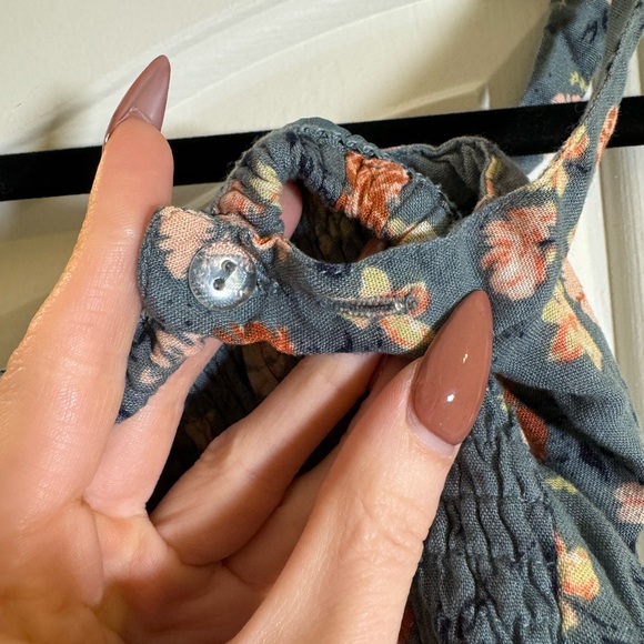 Floral Cropped Bustier Top - Picture 4 of 4